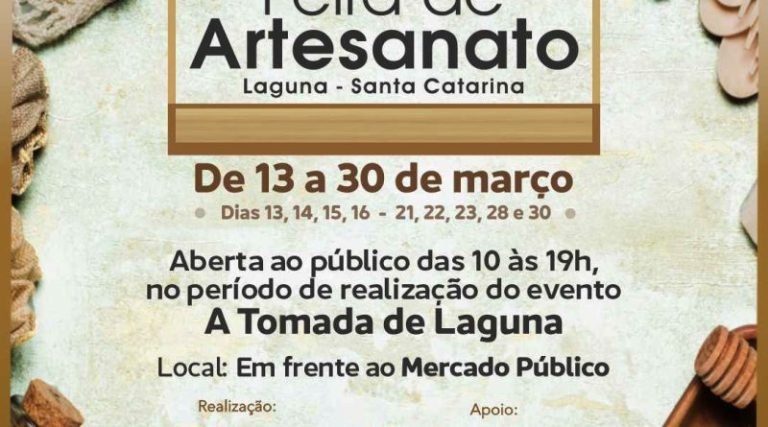 Feira de Artesanato durante a Tomada de Laguna: Valorizando a cultura local