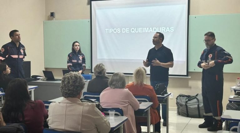 Curso de Primeiros Socorros capacita profissionais em Tubarão