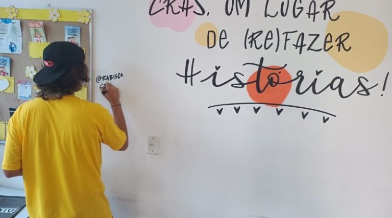 Humanização do CRAS II: Arte transforma espaço de acolhimento