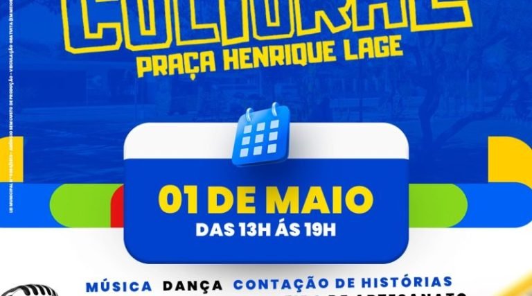 Ação cultural na Praça Henrique Lage Celebra o dia do trabalhador