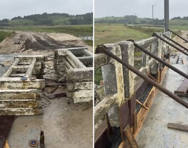 Empresa é notificada por uso de guarda-corpos reutilizados em Jaguaruna