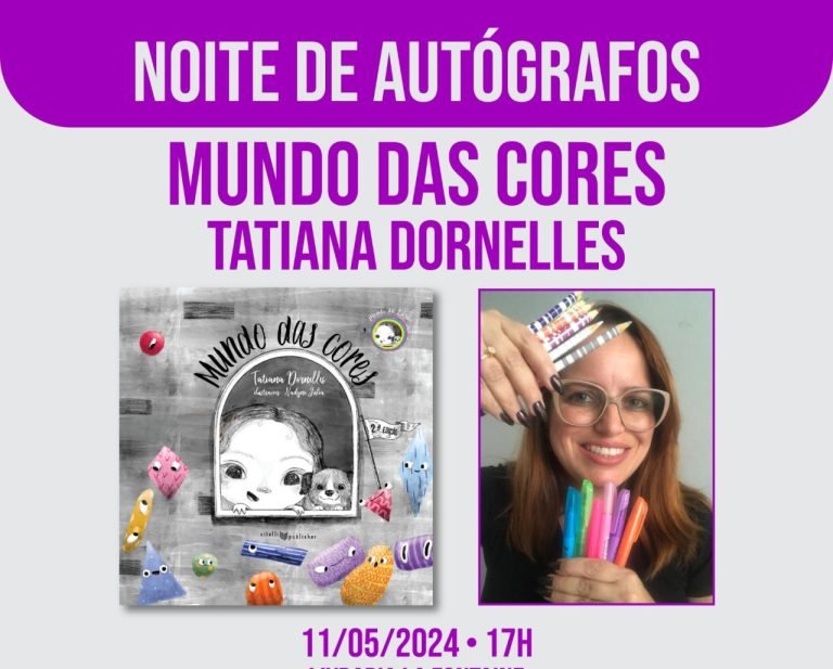 Tatiana Dornelles promove noite de autógrafos na Livraria La Fontaine em Tubarão
