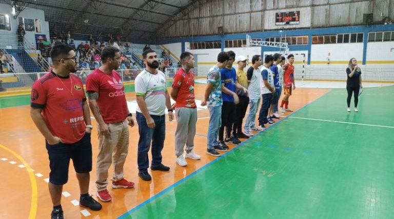 Abertura do 36º campeonato citadino de futsal em Imbituba