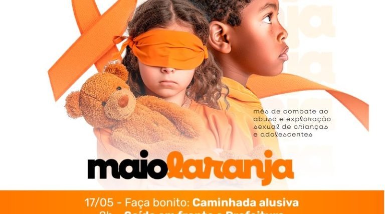 Maio Laranja: caminhada de conscientização em Laguna contra o abuso infantil