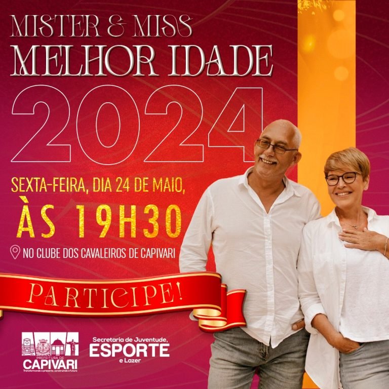 Concurso “Mister e Miss Melhor Idade” celebra carisma e vivacidade no Clube dos Cavaleiros