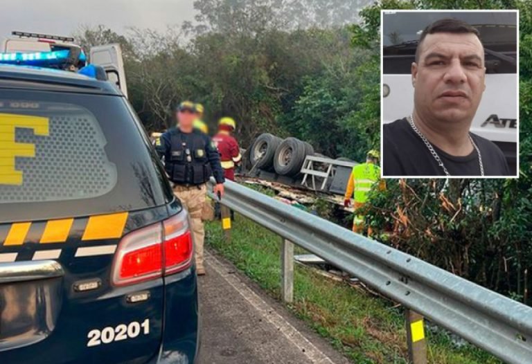 Caminhoneiro de Pescaria Brava morre em acidente na Freeway