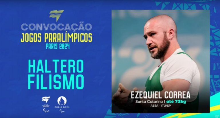 Atleta de Capivari de Baixo é convocado para os Jogos Paralímpicos de Paris