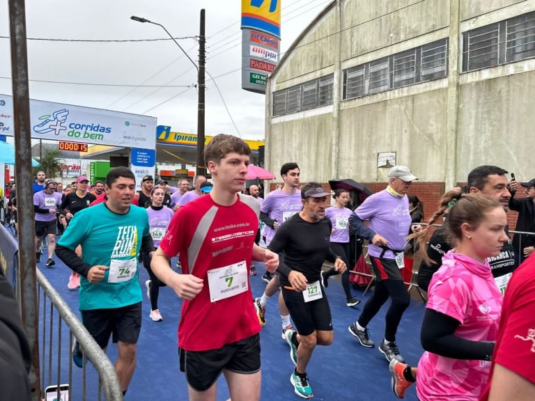 Esporte, saúde e solidariedade na etapa de Tubarão das Corridas do Bem