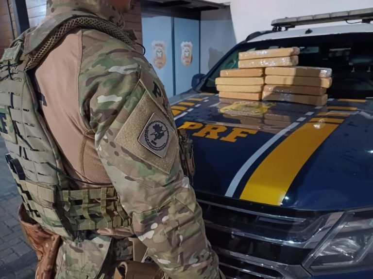 Homem é preso com 10 kg de maconha na BR-101 em Laguna