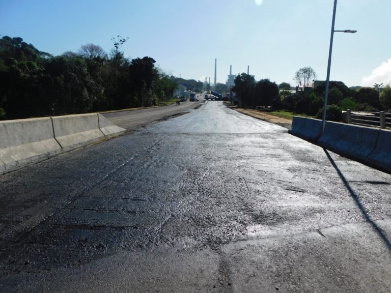 Pavimentação da cabeceira da Ponte Stélio Cascaes Boabaid começa em Capivari de Baixo