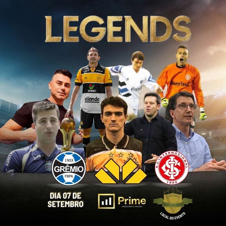 Lendas do futebol se reúnem em Criciúma para noite de histórias e conquistas