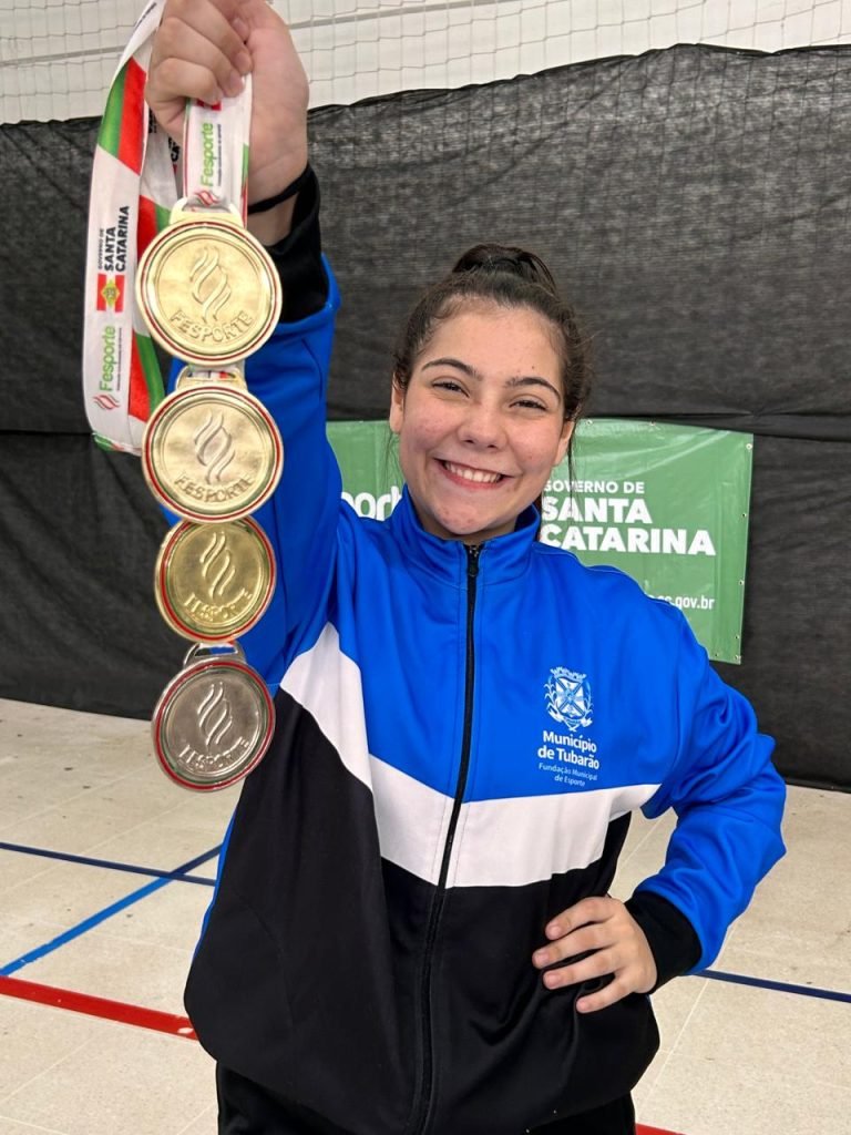 Atleta de Tubarão faz história nos Joguinhos Abertos de SC