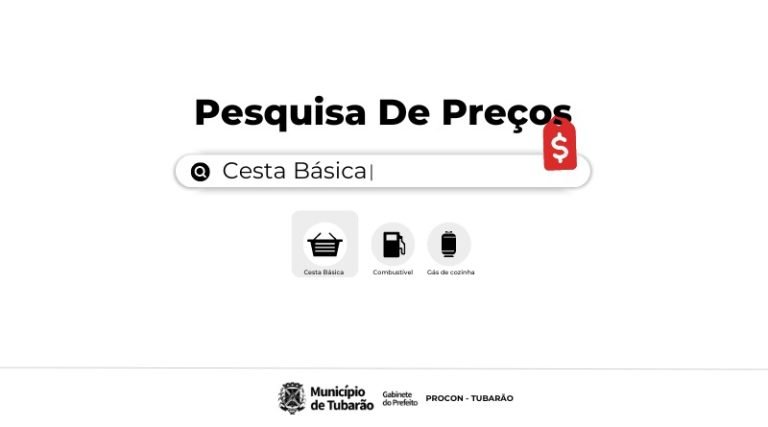 Procon de Tubarão divulga pesquisa de preços da cesta básica de agosto