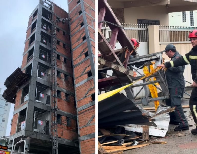 Queda de elevador em obra em Imbituba resulta em três mortes