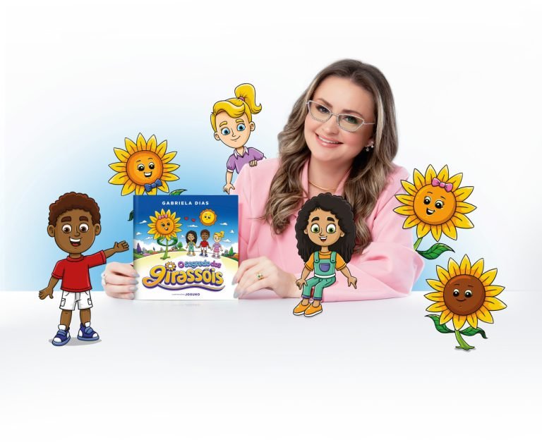 Livro infantil “O Segredo dos Girassóis” será lançado no Farol Shopping em Tubarão