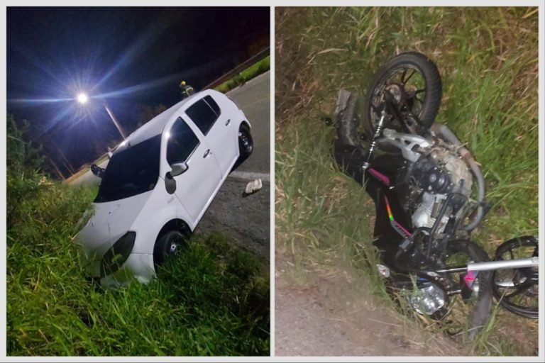 Dois motociclistas ficam feridos em acidentes na SC-441, em Treze de Maio