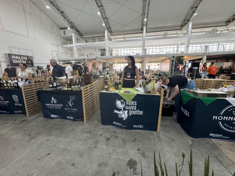 Vinícolas dos Vales da Uva Goethe estreiam no Congresso Raízes em Itajaí