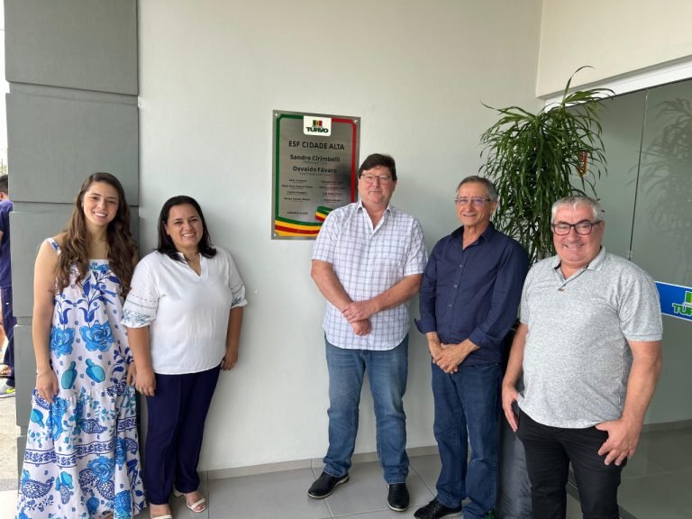 Prefeitura de Turvo inaugura posto de saúde moderno no bairro Cidade Alta