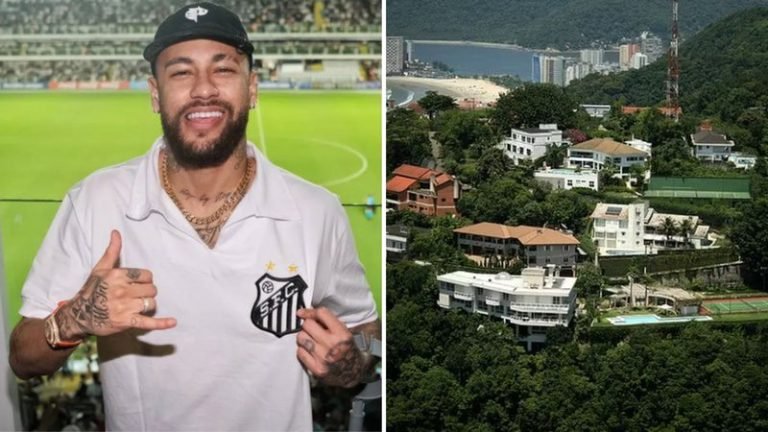 Neymar compra três mansões de luxo em Santos