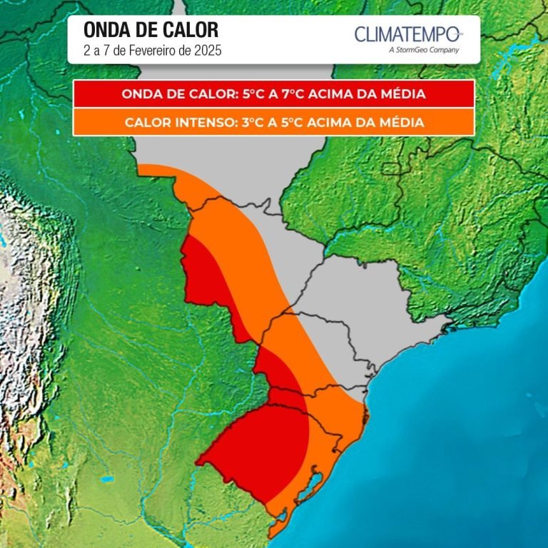 Onda de calor no Brasil: temperaturas podem superar 7°C da média