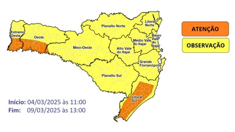 Calor extremo atinge Santa Catarina: termômetros podem passar dos 40°C
