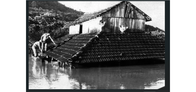 Enchente histórica em Tubarão: 1974 marcou gerações