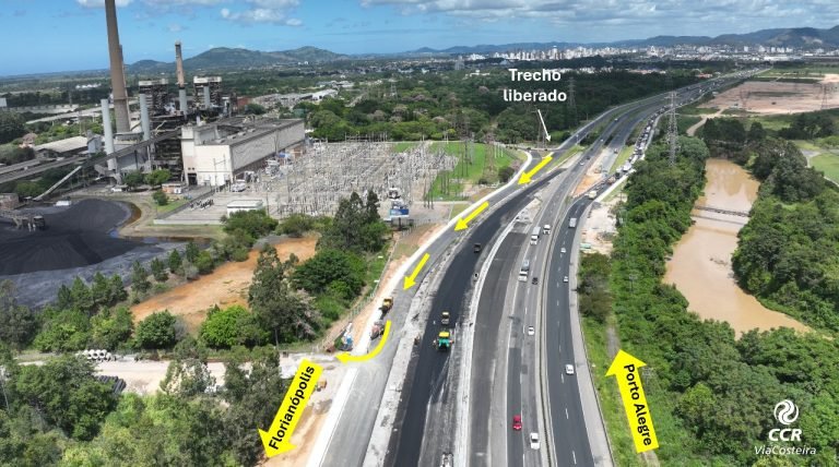 CCR ViaCosteira libera novo trecho na BR-101 em Capivari