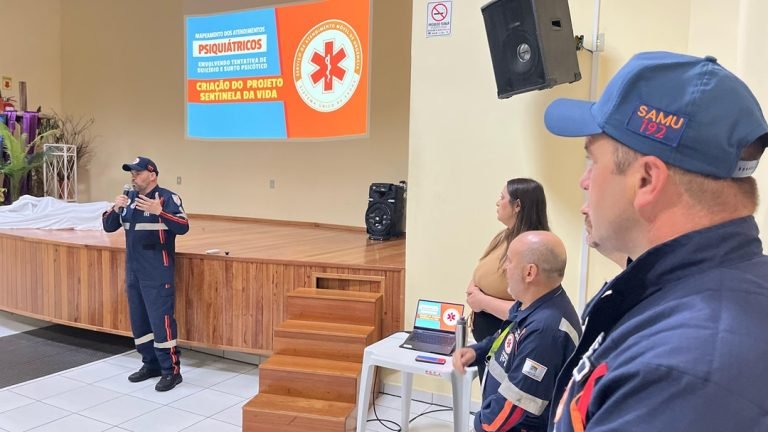 Capacitação em saúde mental qualifica atendimento do Samu em Gravatal