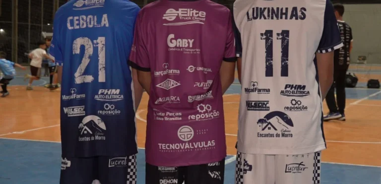 Tubarão Futsal lança uniformes 2025 para categorias de base