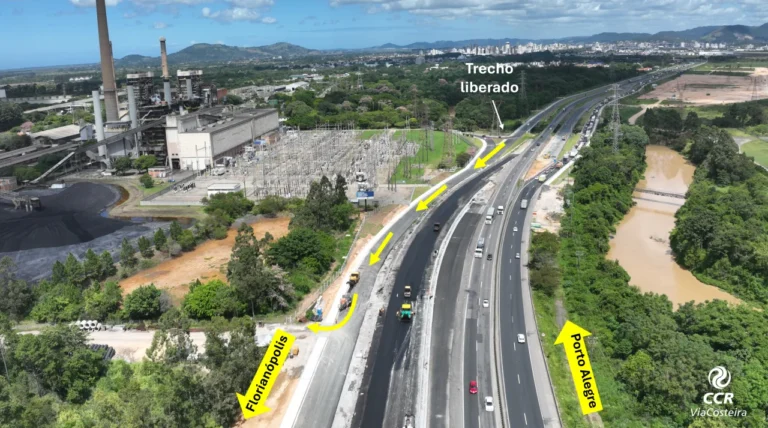 CCR ViaCosteira libera novo acesso a Capivari de Baixo na BR-101