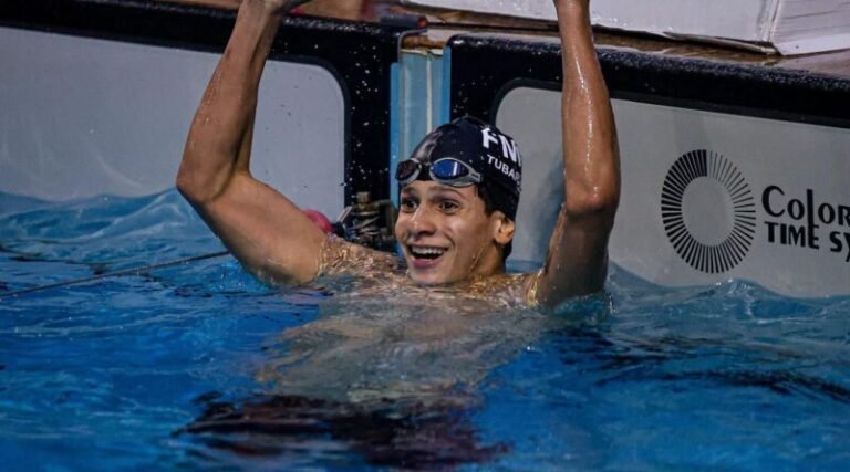 Jovem nadador de Tubarão conquista bronze no Campeonato Brasileiro Juvenil