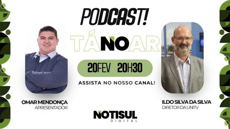 Podcast Tá no Ar – Episódio 001: Entrevista com Ildo Silva da Silva