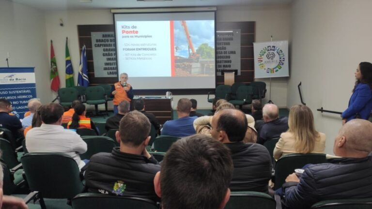 Defesa Civil de SC apresenta novos kits e reforça municípios