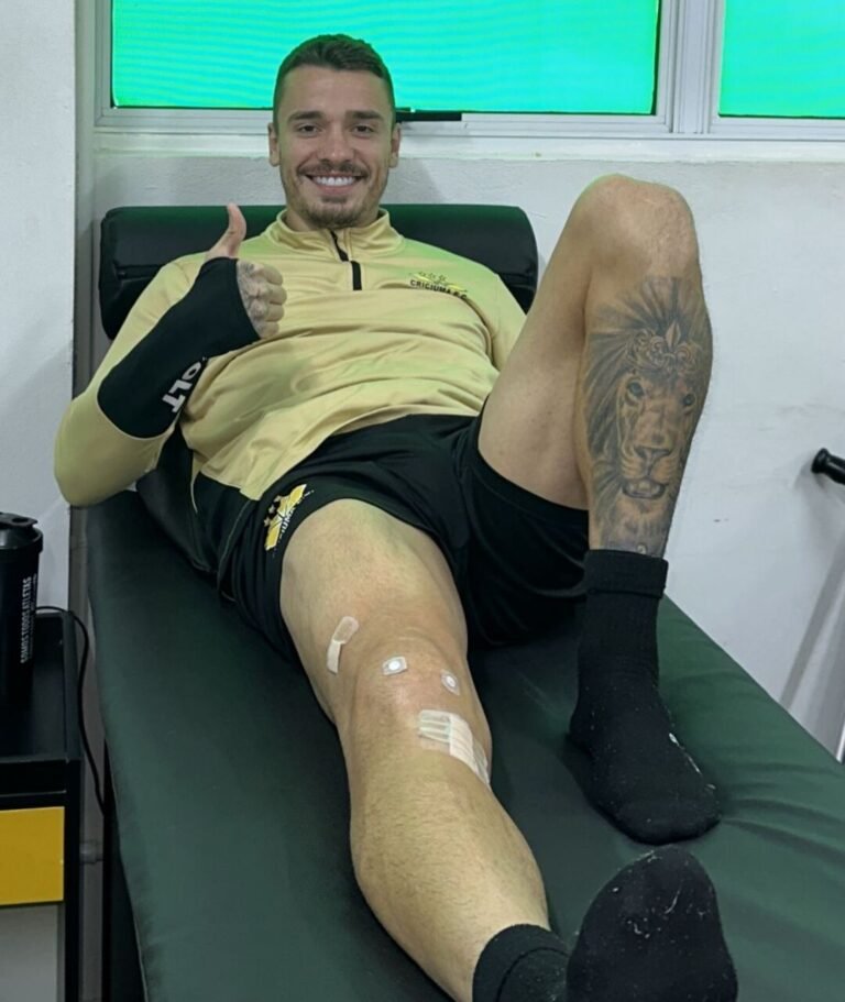 Heitor Roca sofre lesão grave no joelho e passa por cirurgia