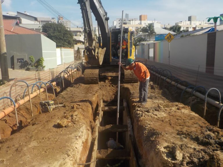 Confira as ruas que terão obras da Tubarão Saneamento nesta semana