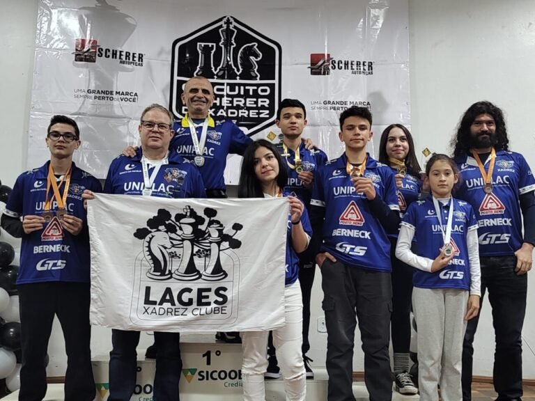 Xadrez de Lages conquista 12 premiações e é vice no Circuito Scherer