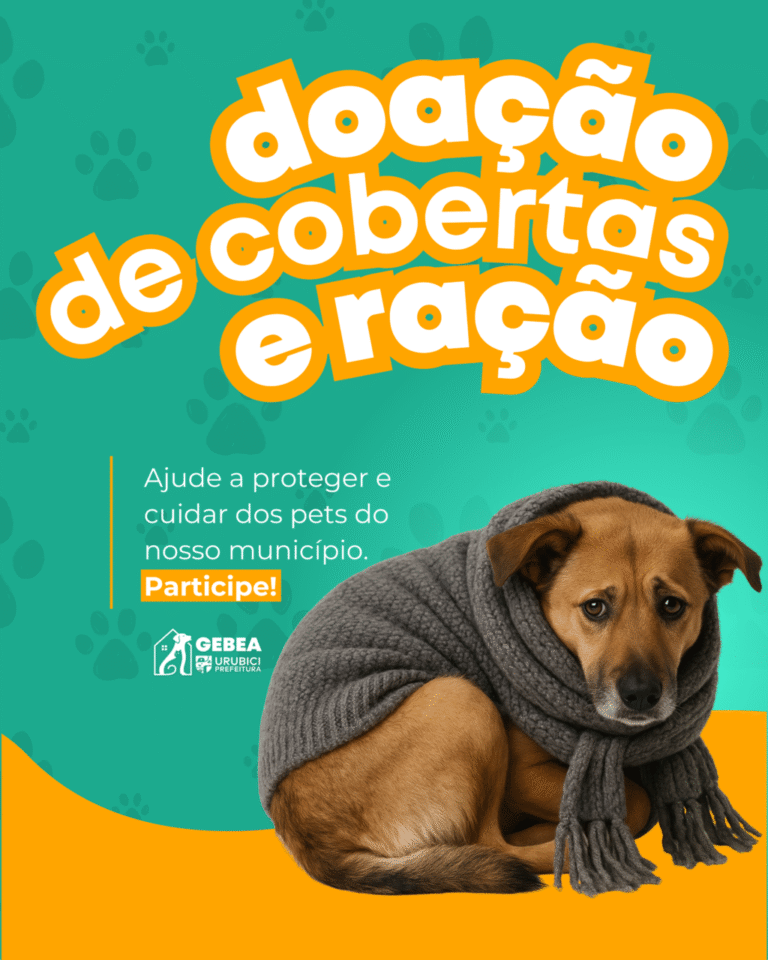 Urubici arrecada cobertores e ração para ajudar animais no frio