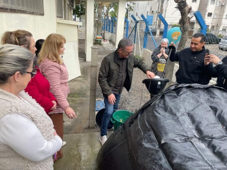 Escola em Capivari de Baixo começa a usar gás de biodigestor na merenda escolar