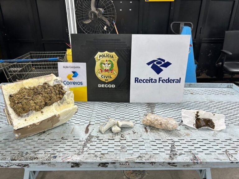 Operação Envio Seguro apreende drogas em encomendas postais em Florianópolis