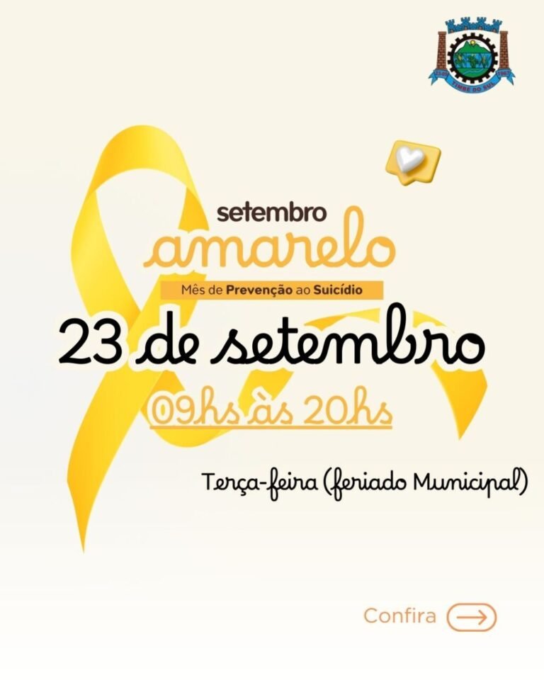 Timbé do Sul promove ação do Setembro Amarelo com programação especial