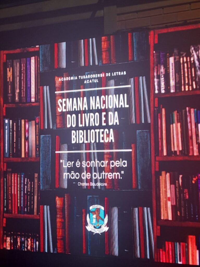 Acatul celebra Semana Nacional do Livro e da Biblioteca com programação literária em Tubarão
