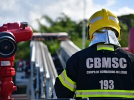 ocorrências bombeiros Tubarão