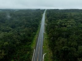 SC entrega revitalização da SC-114 em Otacílio Costa: 18 km de nova pavimentação e R$ 17 milhões investidos pelo Programa Estrada Boa.