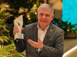 Deputado Mário Motta recebe prêmio nacional pelo Plano Mendoza