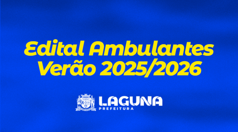 Laguna abre credenciamento para comércio ambulante nas praias na temporada 2025/2026