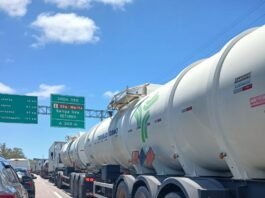 pinturas de faixas no trecho Norte da BR 101 provocam lentidão e filas