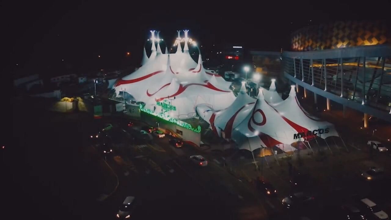 Mirage Circus estreia em Tubarão com megaestrutura
