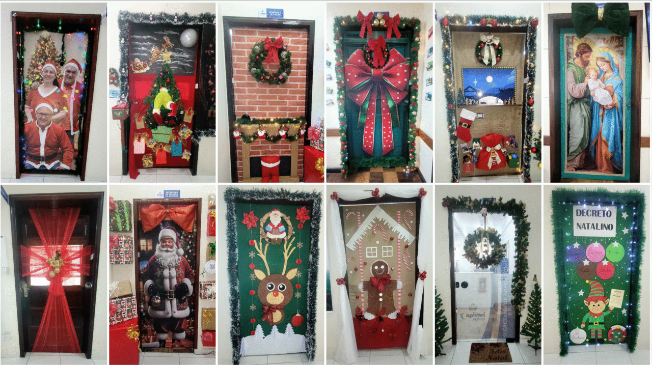 Concurso” de portas natalinas