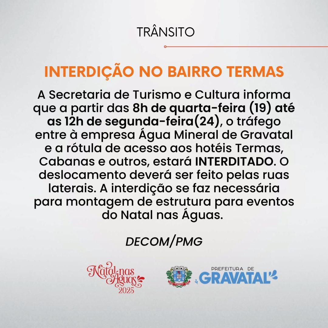 interdição em Gravatal