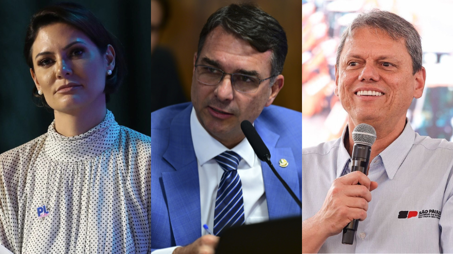 michelle-bolsonaro-flavio-e-tarcisio
